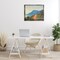 Stupell Industries Classic Monet Mountain Landscape Framed Floater Canvas Wall Art Design by one1000paintings